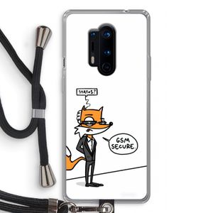 GSM secure: OnePlus 8 Pro Transparant Hoesje met koord
