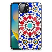 iPhone 14 Plus Marmeren Print Telefoonhoesje Mozaïek