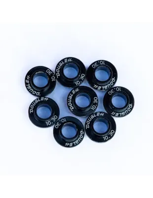 Double Ff Spacers 10.30 (8 Stuks) Zwart 10.30