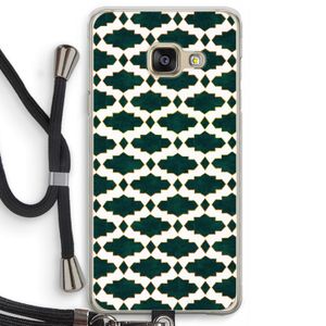 Moroccan tiles: Samsung Galaxy A3 (2016) Transparant Hoesje met koord
