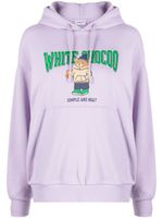 CHOCOOLATE hoodie en coton à logo imprimé - Violet