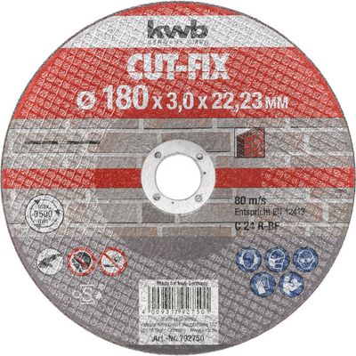 Cut-Fix Doorslijpschijven, Steenbewerking 180mm Doorslijpschijf
