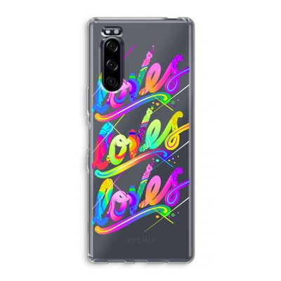 Loves: Sony Xperia 5 Transparant Hoesje