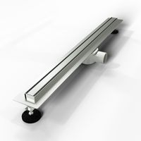 Linie douchegoot 70 cm geborstelde inox