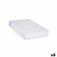 Matrasbeschermer Wit 135 x 195 cm (6 Stuks)