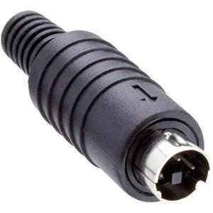 Lumberg MP 371/S5 DIN-connector Stekker, recht Aantal polen: 5 Zwart 1 stuk(s)