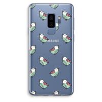 Vogeltjes: Samsung Galaxy S9 Plus Transparant Hoesje - thumbnail