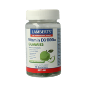 Lamberts Vitamine D3 1000IE 60 Gummies