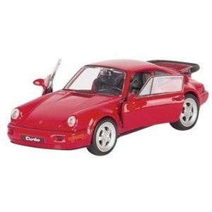 Modelauto Porsche 964 Carrera rood 1:34