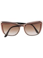 Saint Laurent Pre-Owned lunettes de soleil à monture carrée (années 1980) - Rose - thumbnail