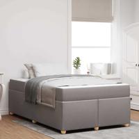 Bedframe met matras Taupe 120 x 190 cm Stof