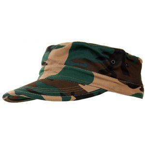 Woodland camouflage army cap kids