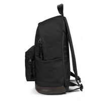 Eastpak Wyoming rugzak Zwart, Bruin Leer, Polyamide - thumbnail