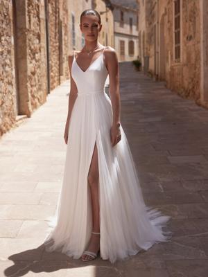 Bianco evento E469 Top | Maat: L