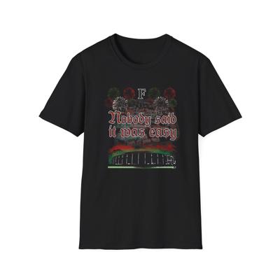 T-shirt regular zwart - Nobody said it was easy