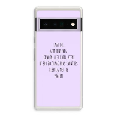 GSM: Google Pixel 6 Pro Transparant Hoesje