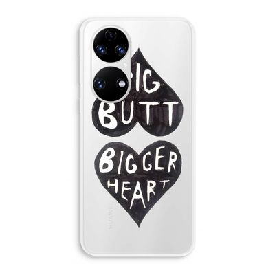 Big butt bigger heart: Huawei P50 Transparant Hoesje