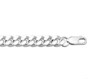 TFT Armband Zilver Geslepen Gourmet 8 mm 22 cm