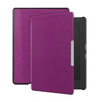 Lunso - Kobo Aura H20 Edition 1 hoes (6.8 inch) - sleep cover - Paars