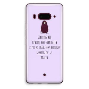 GSM: HTC U12+ Transparant Hoesje