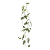 Mica Decoration kunstplant slinger Philodendron Xanadu - groen - 115 cm - Kamerplant snoer - Kunstplanten - thumbnail