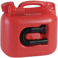Hünersdorff Gasoline canister 5l red plastic, un