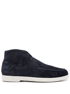 Moorer Bruschi suede boots - Bleu