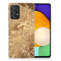 Samsung Galaxy A52 (5G/4G) | TPU | Siliconen hoesje | Marmer Creme