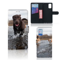 Samsung Galaxy A02s | M02s Telefoonhoesje met Pasjes Honden Labrador - thumbnail