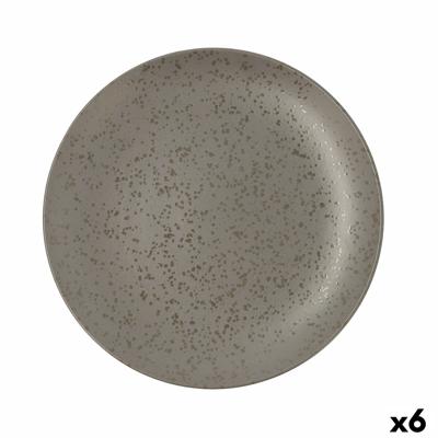 Dinerbord Ariane Oxide Grijs Keramisch Ø 31 cm (6 Stuks)