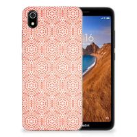 Xiaomi Redmi 7A TPU bumper Pattern Orange - thumbnail