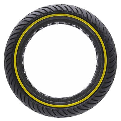 PRO-Mounts buitenband massief 8 1/2 zwart gele lijn