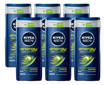 Nivea Men Energy Shower Gel Voordeelverpakking