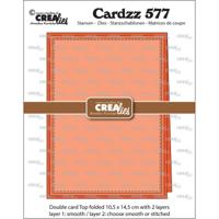 Crealies • cardzz dubbele kaart 10,5 x 14,5 cm (vouw aan de bovenkant)