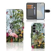 Telefoonhoesje | Met pasjeshouder | voor Samsung Galaxy S25 Jungle Telefoonhoesje | Met pasjeshouder | voor Samsung Galaxy S25 Jungle