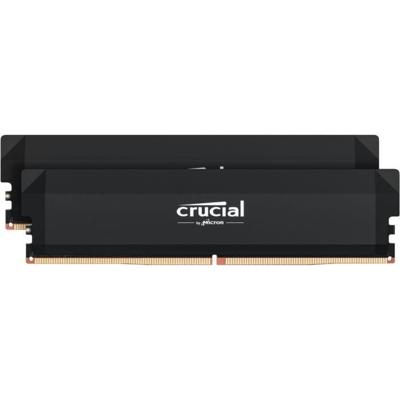 CRUCIAL DDR5 PRO RAM-geheugen - Overclocking Edition - 64GB Kit (2 x 32GB) - 6000 MT/s - CL40 - UDIMM - Zwart