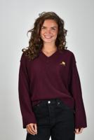 Ganni trui K2590 burgundy