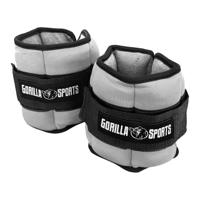 Verstelbare enkel- of polsgewichten 0,45 - 2,25 kg Grijs
