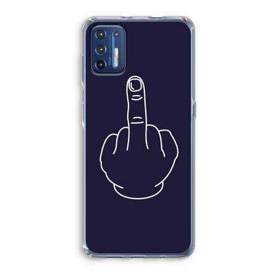 F**k U: Motorola Moto G9 Plus Transparant Hoesje