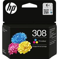 HP Inktcartridge 308 Origineel Kleur 7FP20UE#CE1 HP Inktcartridge 308 Origineel Kleur 7FP20UE#CE1