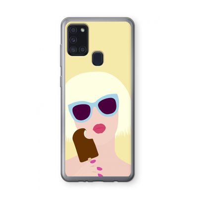 Ice cream: Samsung Galaxy A21s Transparant Hoesje