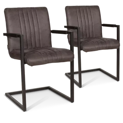 Armstoel Avery - Antraciet