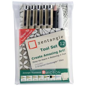 Sakura zentangle toolset, 12dlg.