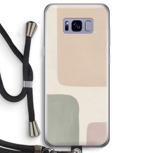 Geo #7: Samsung Galaxy S8 Transparant Hoesje met koord