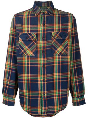 Polo Ralph Lauren chemise en coton à carreaux - Bleu