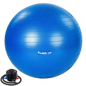 Fitnessbal Blauw Ø 55 cm incl. Voetpomp