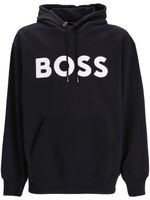 BOSS hoodie à logo imprimé - Noir - thumbnail