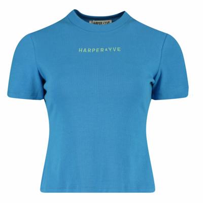 Harper & Yve - Blauw | Dames | Top | Blauw | XXL | regular | Kamst mode