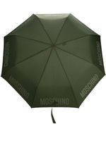 Moschino parapluie compact à logo imprimé - Vert - thumbnail