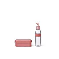 Mepal - Giftset Onderweg (lunchbox Take a Break + waterfles Ellipse) - Vivid mauve